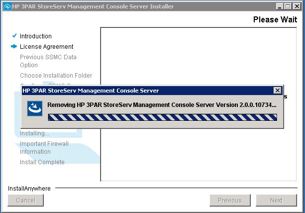 3par ssmc change ip